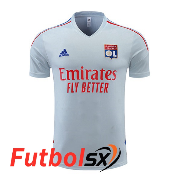 Oficiales Outlet Comprar Camiseta Entrenamiento Ligue Lyon OL 2022 2023 2024 Baratas