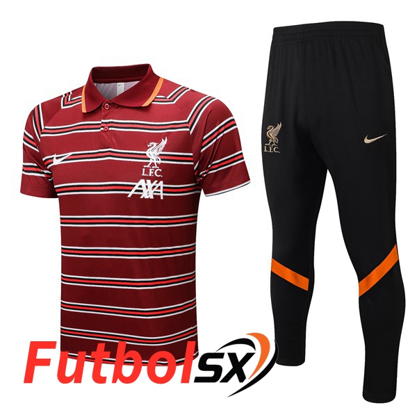 Camiseta Polo del Liverpool 2021-2022 Rojo